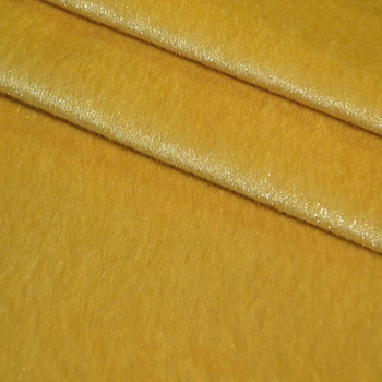 Мех искусственный коротковорсовый оранжево-желтый, ш.150 (21587.005)