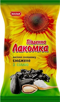 Насіння соняшника Південна Лакомка смажене підсолене 120 г
