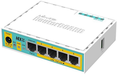 Router MikroTik hEX PoE lite (RB750UPr2)