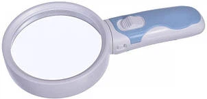 Ручная лупа Magnifier MG 77390B3 с LED-подсветкой стильная и практичная