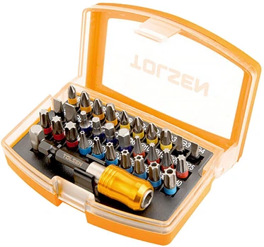 Набор бит отвертка-держатель Tolsen 1/4" 32 предметов (6933528721253)