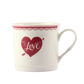 Кружка OOTB Love фарфоровая, белая