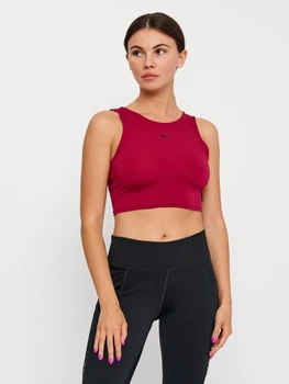 Спортивний топ для йоги жіночий Reebok Lux Perform GR9245 M Punch Berry (4064057962533)