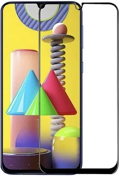 Защитное стекло 5D на весь экран для Samsung M31 (M315) Black