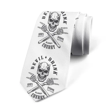 Краватка Bow Tie House із зображенням черепа Devil Drink 29423