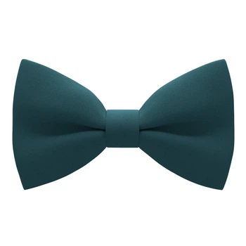 Бабочка Bow Tie House большая темно-зеленая - креп 10493L