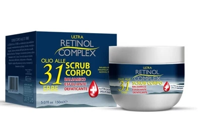 Скраб для тела с маслами из 31 лекарственных трав Retinol Complex Olio alle 31 erbe, 250 мл