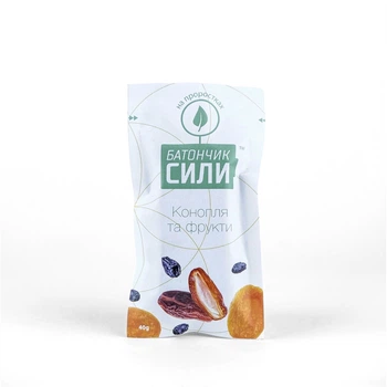 Батончик Ineo products з коноплею та фруктами 40г