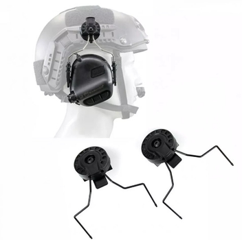 Базове кріплення адаптер Earmor M11 для навушників на рейці ARC M31 M32 з міцного полімеру кронштейни з поворотним механізмом для швидкої роботи (Kali)