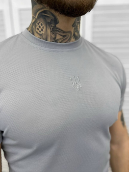Тактична футболка з матеріалу інноваційного Grey L