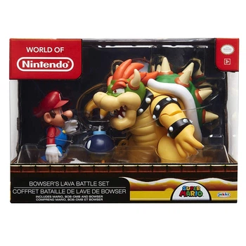 Супер Маріо, Боб-омб та Боузер World of Nintendo - Super Mario Bowser Vs Mario Diorama