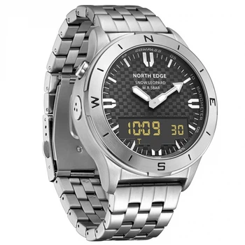 Цифровые Часы NORTH EDGE Snow Leopard silver