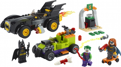 Zestaw klocków LEGO Super Heroes DC Batman kontra Joker: pościg Batmobilem 136 elementów (76180)