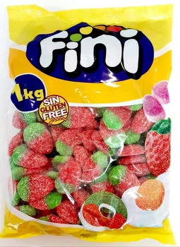 Фруктовый жевательный мармелад Fini Кислая клубника 1 кг