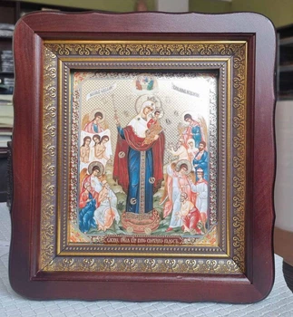 Икона Божией Матери "Всех скорбящих Радость" для дома 23*26cm