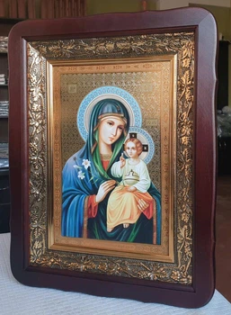 Ікона Божої Матері Нев'янучий цвіт, кіот 32×42см