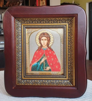 Святая мученица Иулия (Юлия) именная икона 20х18см