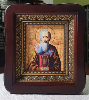 Святой Лев икона 20х18см