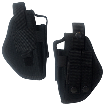 Кобура ВОЛМАС для ПМ с системой крепления Molle с карманом для магазина черная + тренчик шнур страховочный