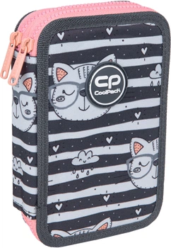 Пенал з наповненням CoolPack Jumper 2 Catnip 2 відділи (5903686326301)