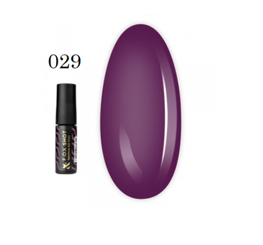 Гель-лак F.O.X. Shot Spectrum Gel Vinyl 029 фуксия 5 мл