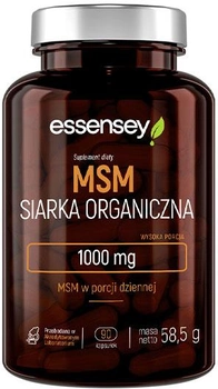 Siarka Organiczna Essensey MSM 90 kapsułek (5902114043568)