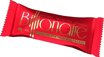 Протеїновий батончик FA Nutrition Billionaire Bar 45 g Шоколадно-малиновий (5902448263502)