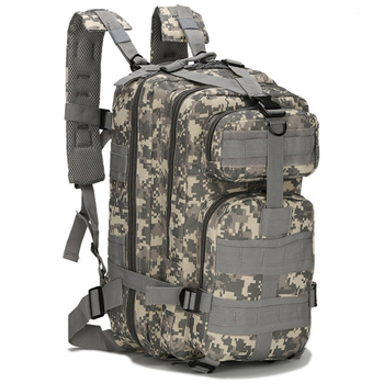 Рюкзак камуфляжный армейский 41x22x20 см серый 50411