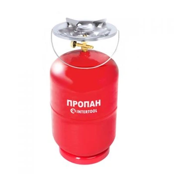 Балон газовий 12л INTERTOOL [GS-0012] (плитка газова)