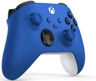 Kontroler bezprzewodowy Microsoft Xbox Shock Blue (QAU-00009)
