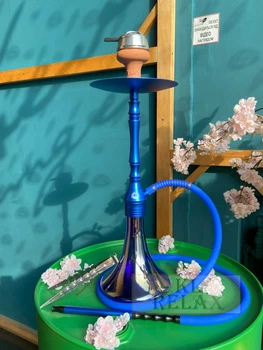 Кальян Yahya Nozzle Blue Set 58 см + Щипці у подарунок