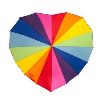 Зонт женский Fulton L909-040416 Heart Walker-1 Rainbow (Радуга)