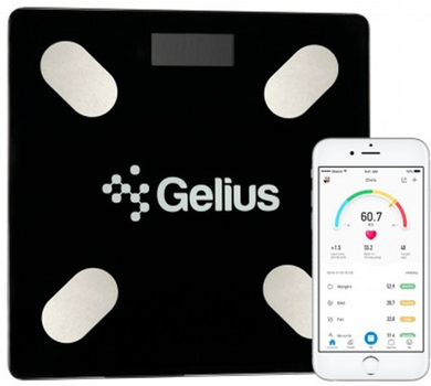 Смарт-весы Gelius GP-BS001 Black (2099900776519)