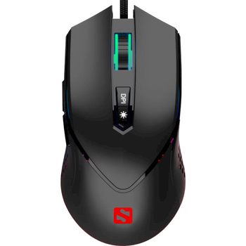 Мишка Sandberg Azazinator Mouse 6400 RGB чорна (640-20)