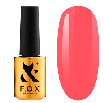 Гель-лак F.O.X Spectrum Gel Vinyl 142 приглушенный персиково-коралловый 7 мл