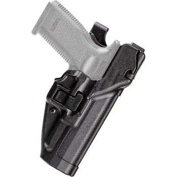 Кобура Blackhawk! SERPA Level 3 Auto Lock поясна для Glock 17/19/22/23/31/32 лівша (44H100PL-L)