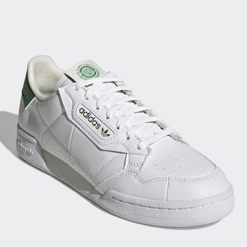 Tenisówki damskie z eko skóry do kostki Adidas Originals Continental 80 FY5468 36.5 (4UK) 22.5 cm Biały/Zielony (4064036367229)