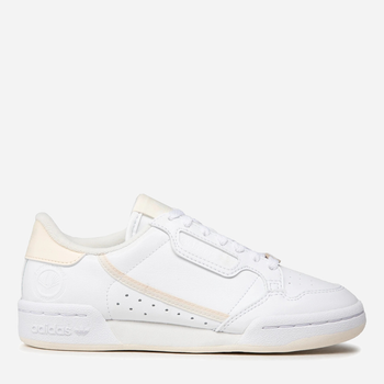 Tenisówki damskie z eko skóry do kostki Adidas Originals Continental 80 Vegan GZ0785 36.5 (4UK) 22.5cm Biały/Ecru (4065419940732)