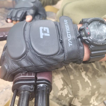 Тактичні рукавички Tactiger тактичні PS-8801 Patrol, Black XXL