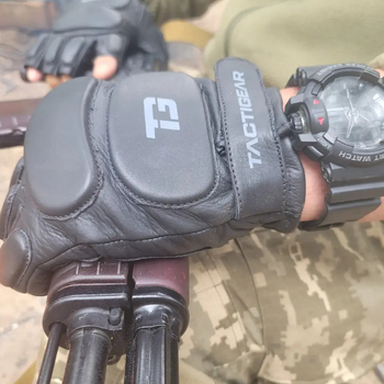 Тактичні рукавички Tactiger тактичні PS-8801 Patrol, Black S
