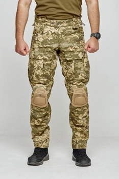 Тактичні штурмові штани з наколінниками КОМБАТ 56 2XL піксель