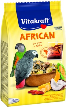 Повседневный корм для африканских попугаев Vitakraft African 750 г (4008239216403)