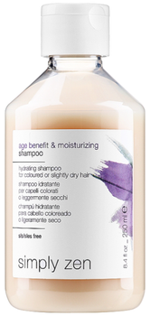Шампунь Simply Zen Age Benefit & Moisturizing Hydrating Shampoo 250 мл (8032274063339)
