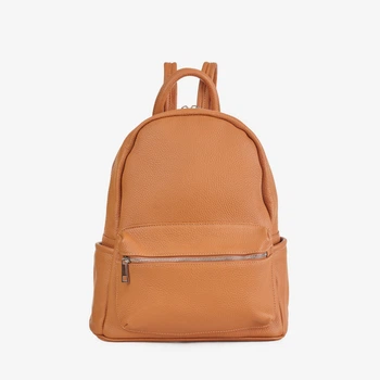 Рюкзак женский кожаный Regina Notte Backpack 00459 Рыжий