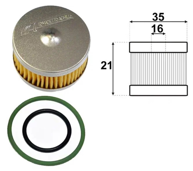 Фильтр Tomasetto Achille RGAT2070 в редуктор (d:35/h:20.5) + Oring