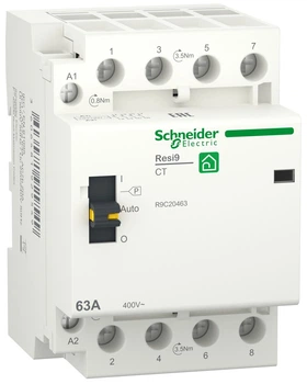 Контактор модульний 3P+N 63A 4NO 230V [R9C20463] RESI9 Schneider Electric