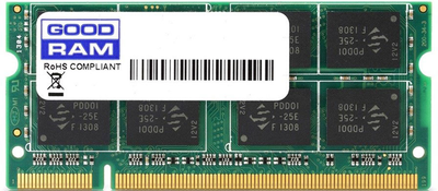 Оперативная память Goodram SODIMM DDR2-667 1024MB PC2-5300 (W-EM994AA)