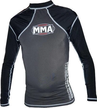 Мужской рашгард для MMA Power System 010 Combat S Grey/Black
