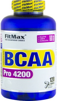 Амінокислоти FitMax BCAA PRO 4200 120 т (5908264416764)