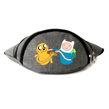 Сумка Бананка на пояс Время приключений Adventure Times (AT-06) Cappuccino Toys серая